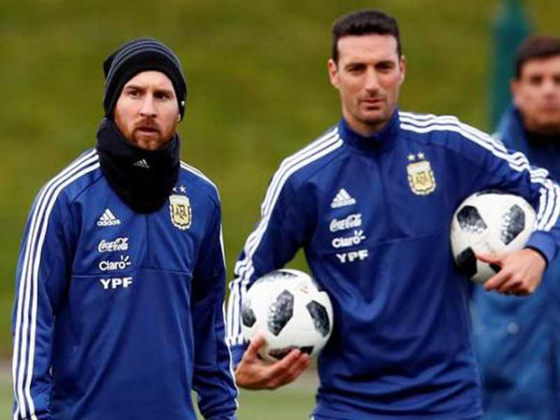 Leo Messi and Scalony