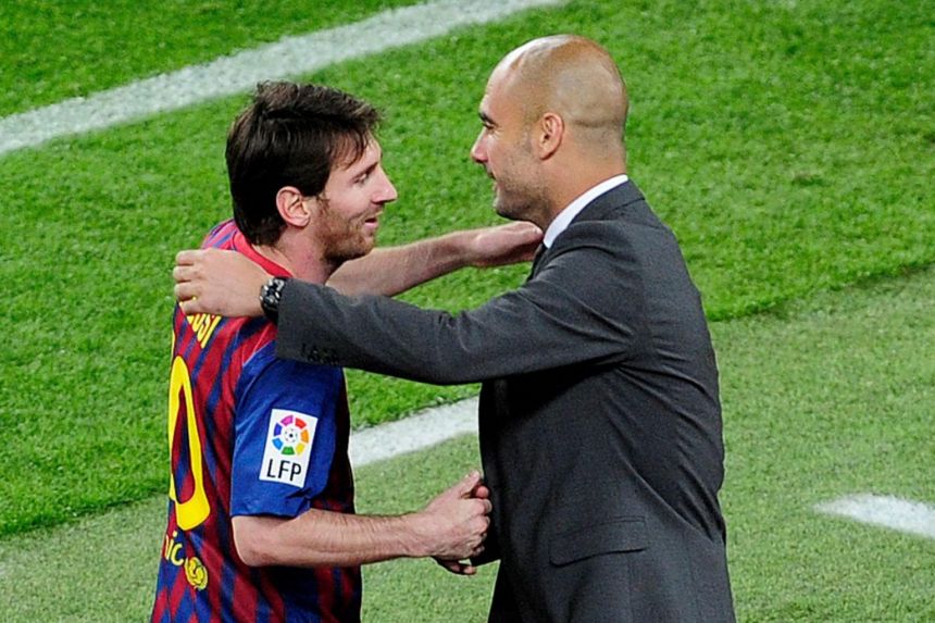 Messi and Guardiola