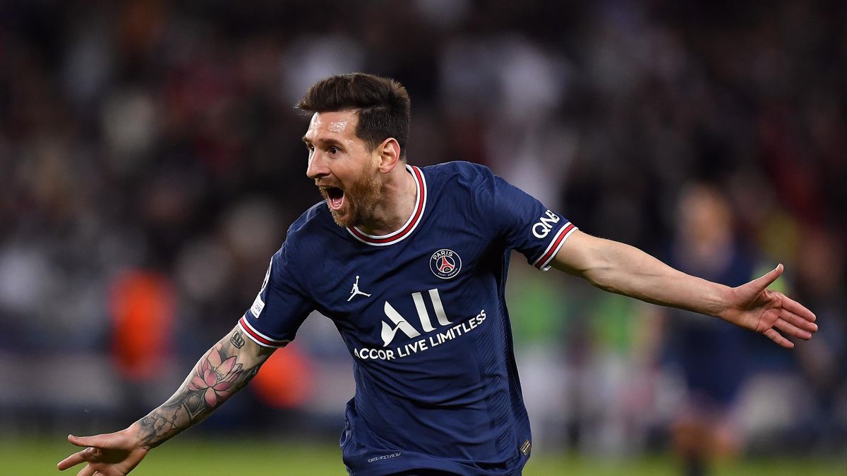 Messi scored his maiden goal vs Man city