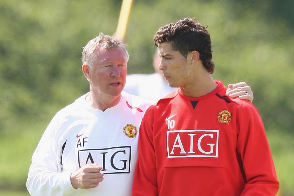 Sir Alex Ferguson and Ronaldo