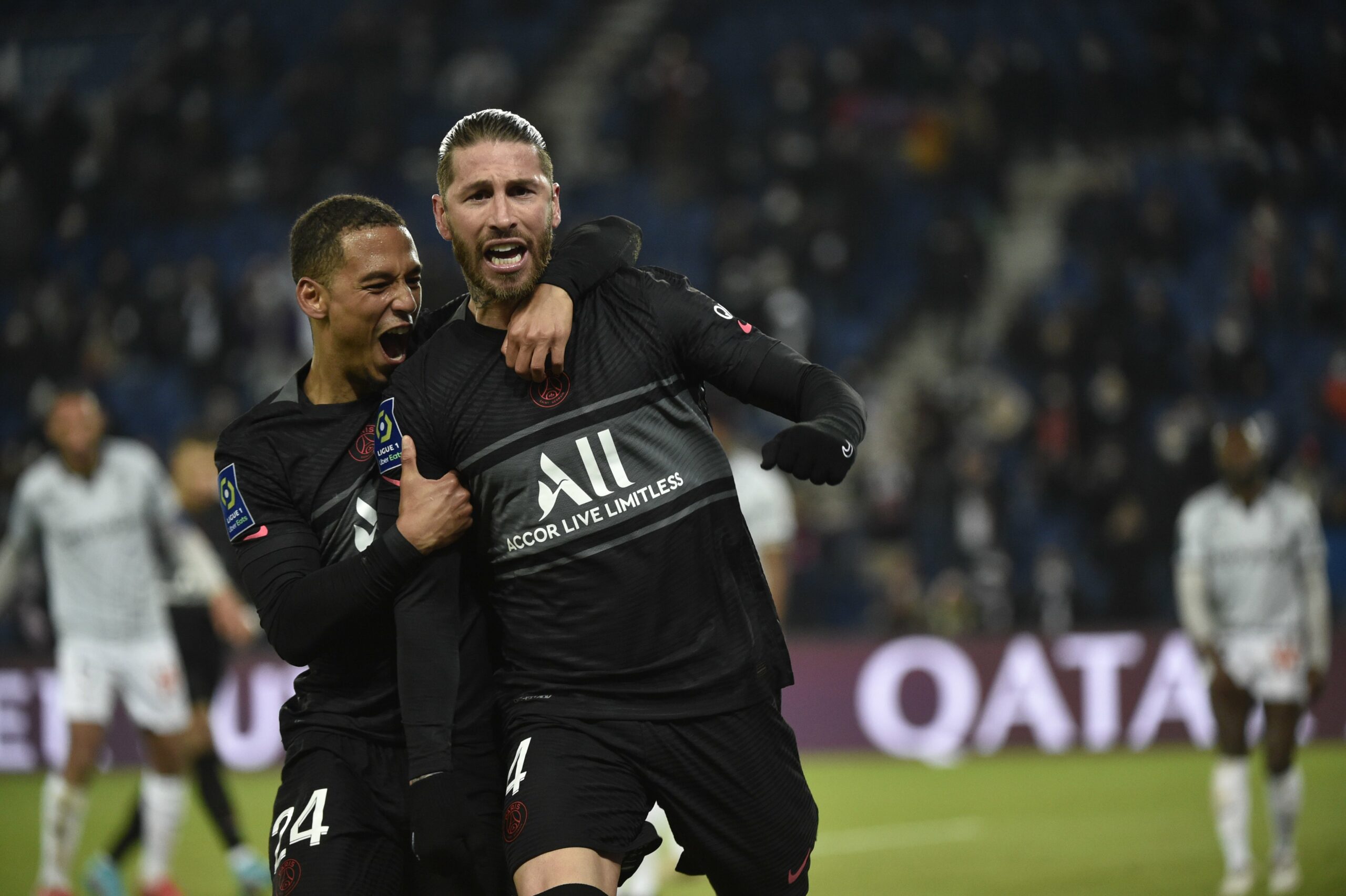 Sergio Ramos first goal scored for psg