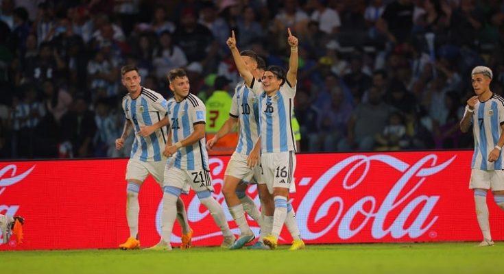 luka-romero-argentina-u20-national-team-goal-celebration-u20-world-cup