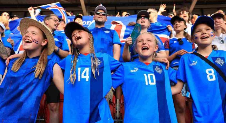 Iceland fans excited to support their team