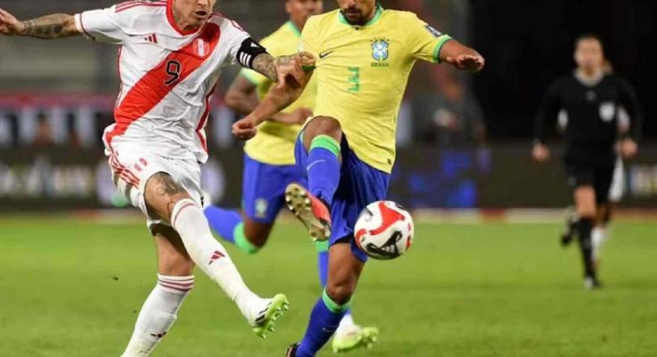 brazi; vs peru - 2026 world cup qualifi match